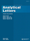 ANALYTICAL LETTERS杂志封面